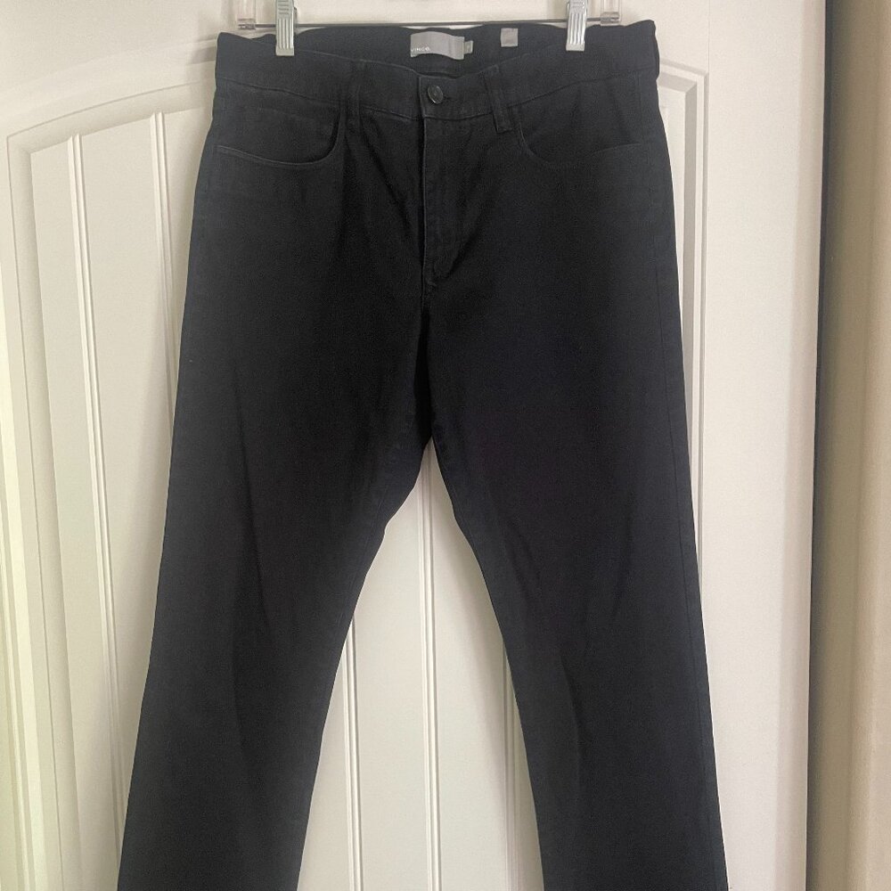 Vince Men's Slim Fit Stretch Jeans – Black – Size 32